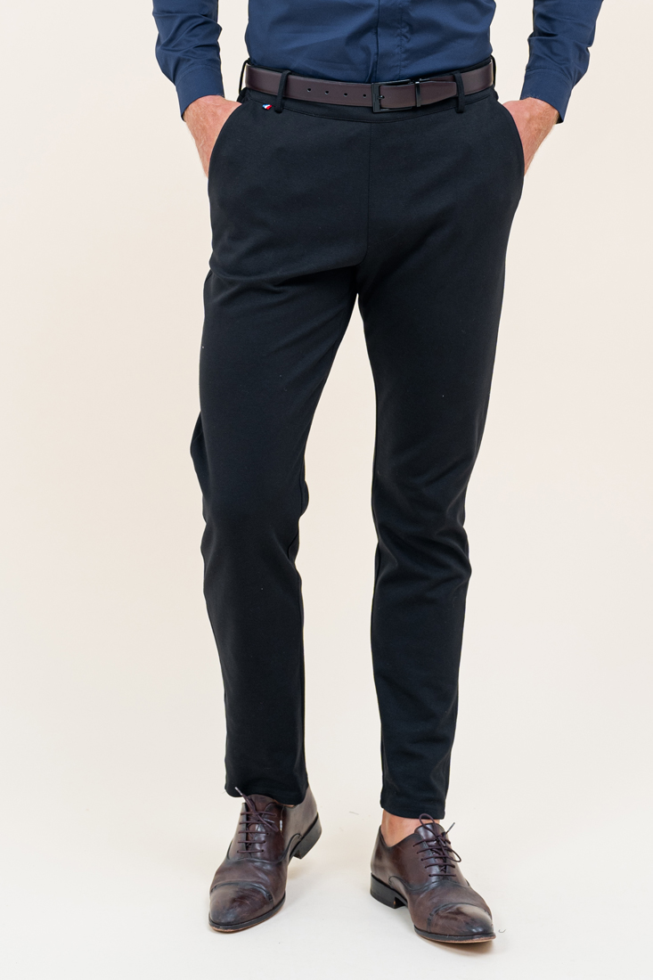 Pantalon tailleur noir homme - ELOM Paris